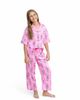 Sunshine Society Sunshine Society Girls' Silky Graffiti Nutcracker Short Sleeve Pants Set - Little Kid, Big Kid - 2