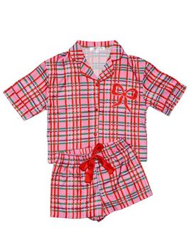 Sunshine Society Sunshine Society Girls' Silky Merry Magic Short Sleeve Shorts Set - Little Kid, Big Kid