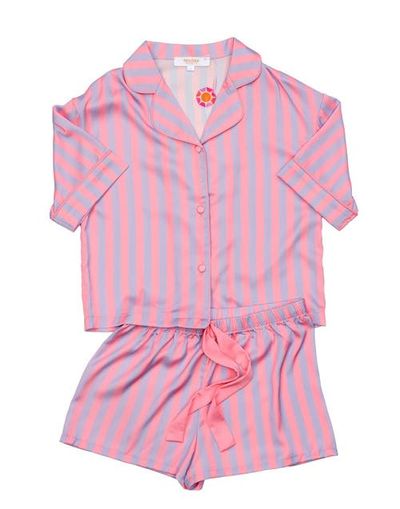 Sunshine Society Sunshine Society Kids Silky Cotton Candy Short Sleeve Short Set 