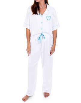 Sunshine Society Sunshine Society Silky Bride Love After All, Short Sleeve Pant 