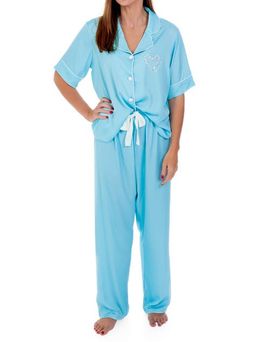 Sunshine Society Sunshine Society Silky Bridesmaid Love After All, Short Sleeve Pant 