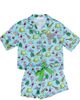 Sunshine Society Sunshine Society Silky Camp Club Short Sleeve Short  - 1