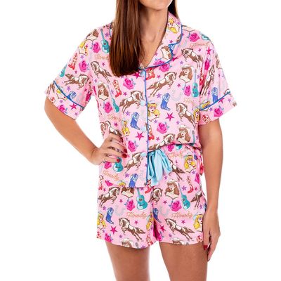 Sunshine Society Sunshine Society Silky Cowgirl Candy Short Sleeve Short 