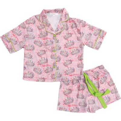 Sunshine Society Sunshine Society Silky Crown Jewels Short Sleeve Short 