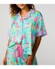 Sunshine Society Sunshine Society Silky Prancer Short Sleeve Pant Set - 4