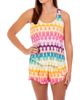 Sunshine Society Sunshine Society Women's Palm Royale Tank with Butterfly Shorts  - 1