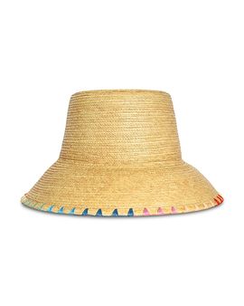 Sunshine Tienda Sunshine Tienda Gabriela Palm Straw Bucket Hat