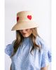Sunshine Tienda Sunshine Tienda Heart Palm Straw Bucket Hat - 2