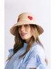 Sunshine Tienda Sunshine Tienda Heart Palm Straw Bucket Hat - 3