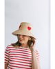 Sunshine Tienda Sunshine Tienda Heart Palm Straw Bucket Hat - 5