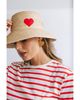 Sunshine Tienda Sunshine Tienda Heart Palm Straw Bucket Hat - 6
