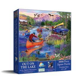 Sunsout Sunsout Out on the Lake 1000 piece Jigsaw Puzzle for Adults