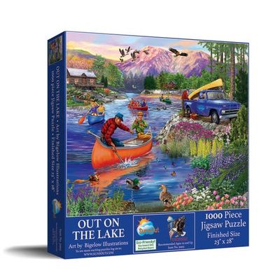 Sunsout Sunsout Out on the Lake 1000 piece Jigsaw Puzzle for Adults