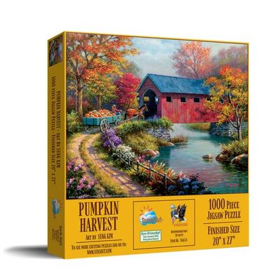 Sunsout Sunsout Pumpkin Harvest 1000 piece Jigsaw Puzzle for Adults