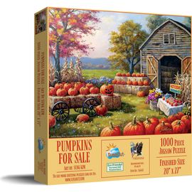 Sunsout Sunsout Pumpkins for Sale 1000 piece Jigsaw Puzzle for Adults