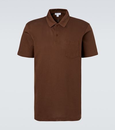 Sunspel Sunspel Riviera cotton mesh polo shirt