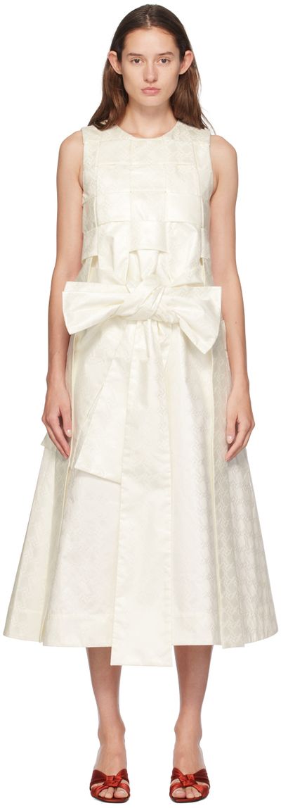 white christmas dresses Varley Beatrice Midi Dress Xs / Ivory Marl main image 1