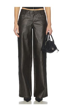 superdown superdown Ana Faux Leather Pant