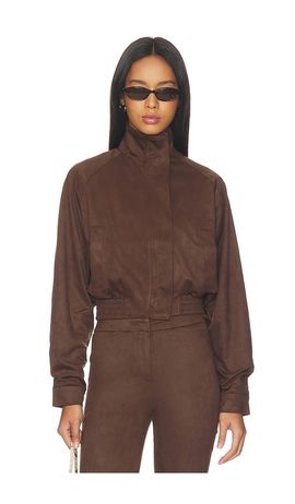 superdown superdown Ayla Faux Suede Jacket