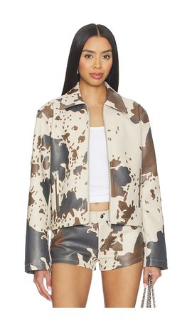 superdown superdown Clara Cow Print Jacket