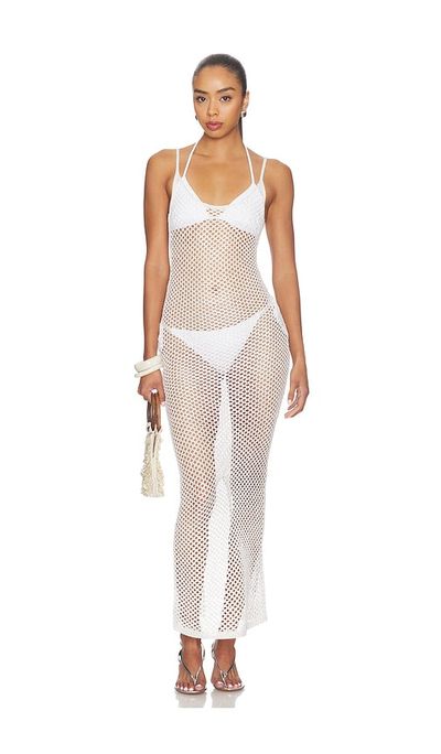 superdown superdown Dillon Crochet Maxi Dress