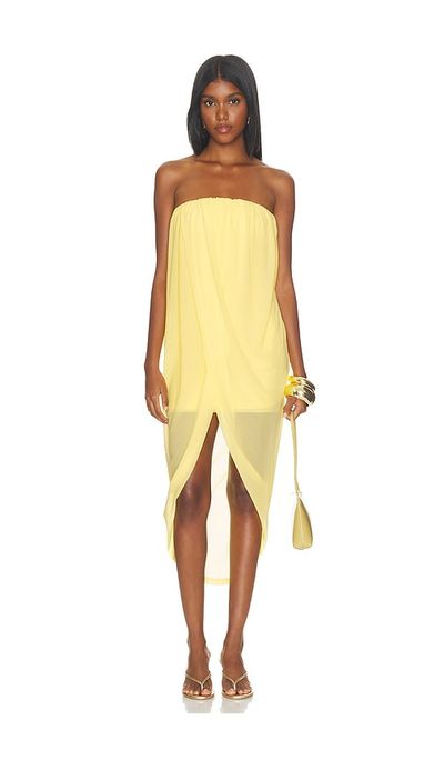 superdown superdown Ellis Strapless Midi Dress