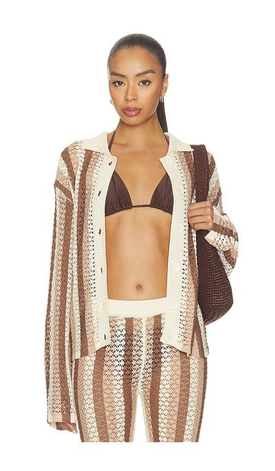 superdown superdown Francie Crochet Cardigan