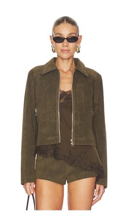 superdown superdown Frannie Faux Suede Jacket