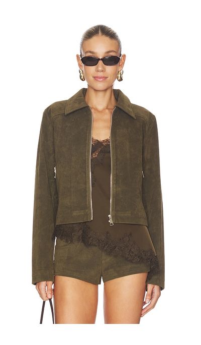superdown superdown Frannie Faux Suede Jacket