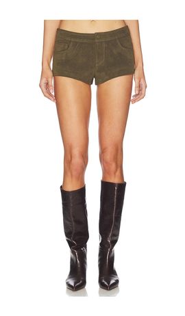 superdown superdown Frannie Faux Suede Short