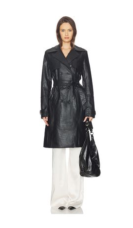 superdown superdown Morgan Faux Leather Coat