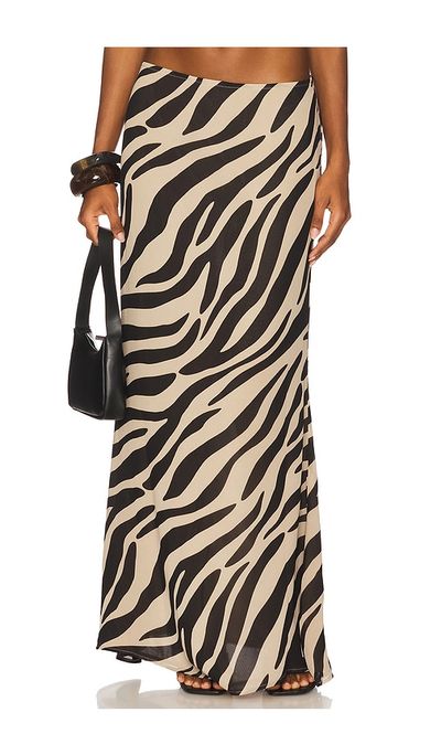 Superdown Nalani Maxi Skirt In Stripe