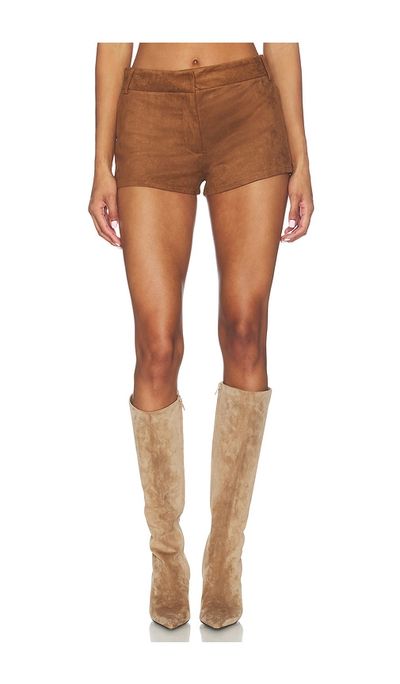 superdown superdown Priya Faux Suede Hot Short