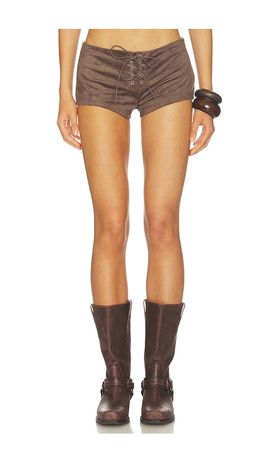superdown superdown Spence Faux Suede Short