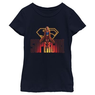 Supergirl Supergirl Girls' Kara Flying Logo Graphic Short Sleeve T-Shirt