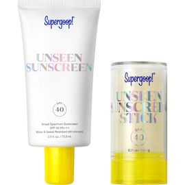 Supergoop!® Supergoop!® Unseen Sunscreen Jumbo + Go Set $78 Value 
