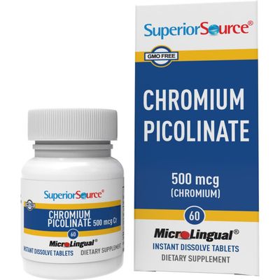 Superior Source Superior Source Chromium Picolinate Fast Dissolving Mineral Supplement Tablets