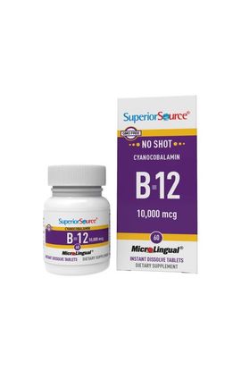 Superior Source Superior Source Cyanocobalamin Sublingual Dissolvable Vitamin B-12 Tablets