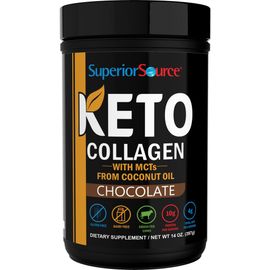 Superior Source Superior Source Keto Collagen Chocolate Protein Powder