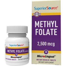 Superior Source Superior Source Methyl Folate Sublingual Dissolving Tablets
