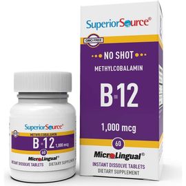 Superior Source Superior Source Methylcobalamin B-12 Sublingual Dissolving Tablets