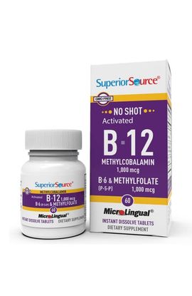 Superior Source Superior Source Quick Dissolve B-12 Methylcobalamin B-6 Methylfolate Sublingual Tablets