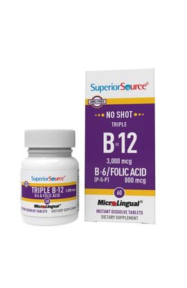 Superior Source Superior Source Triple B-12 B-6 Folic Acid