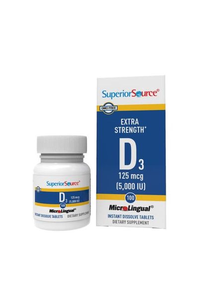 Superior Source Superior Source Vitamin D3 Sublingual Dissolving Tablets