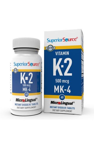 Superior Source Superior Source Vitamin K2 MK-4 Menaquinone-4 Microlingual Tablets