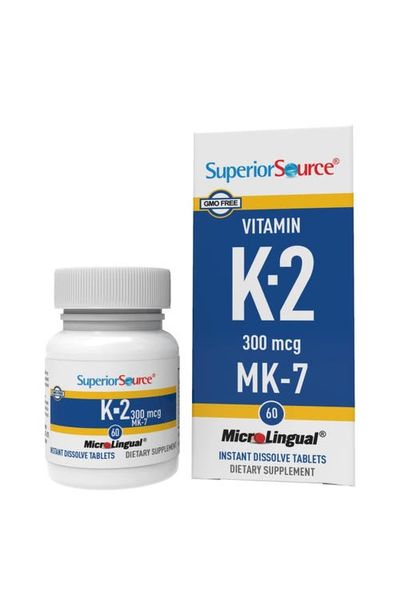 Superior Source Superior Source Vitamin K2 MK-7 Sublingual Dissolving Tablets