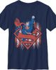 SUPERMAN SUPERMAN Boys' Festive Pose Graphic Short Sleeve T-Shirt - 1