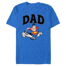 SUPERMAN SUPERMAN Men's My Super Dad Short Sleeve Graphic T-Shirt