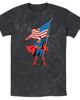SUPERMAN SUPERMAN Men's Proud American Flag Short Sleeve Graphic T-Shirt - 1
