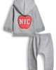 Supermix Studio Supermix Studio Apple Baby Hoodie & Jogger Set - 2